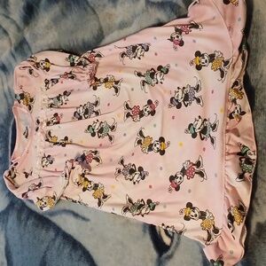 Disney Minnie Mouse Pink Nightgown 2T